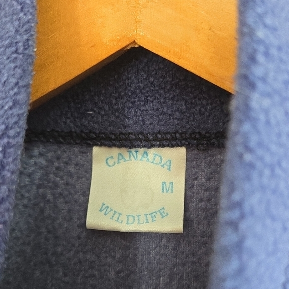 2 For $20 Purple Dolphin Print Fleece Vest - Picture 2 of 5